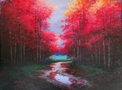 Crimson Reflections